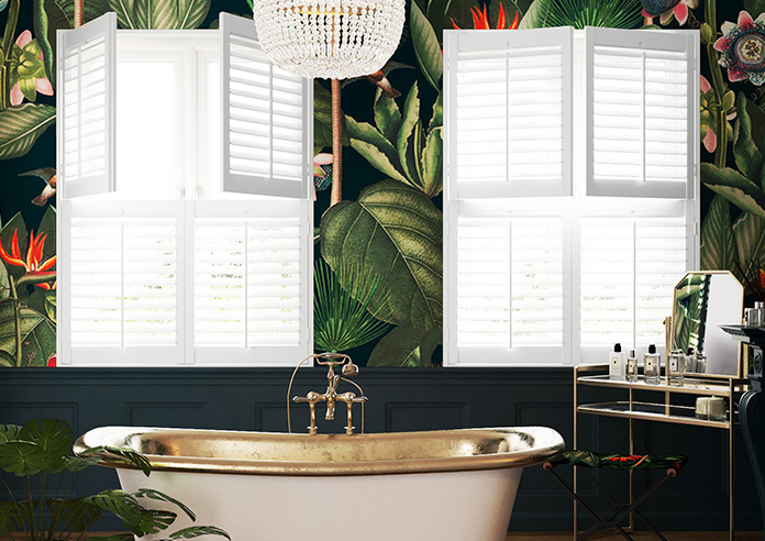 Bromley, Classic White - Tier on Tier Plantation Shutter - Image 3